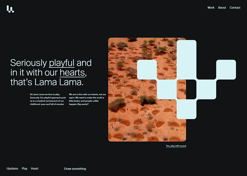Creative Website of the Week - Lama Lama