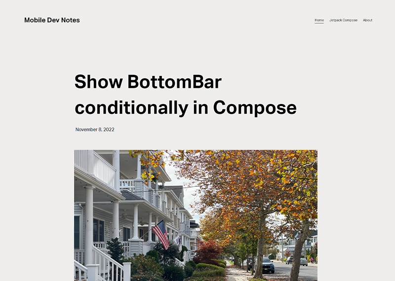 Show BottomBar Conditionally in Compose