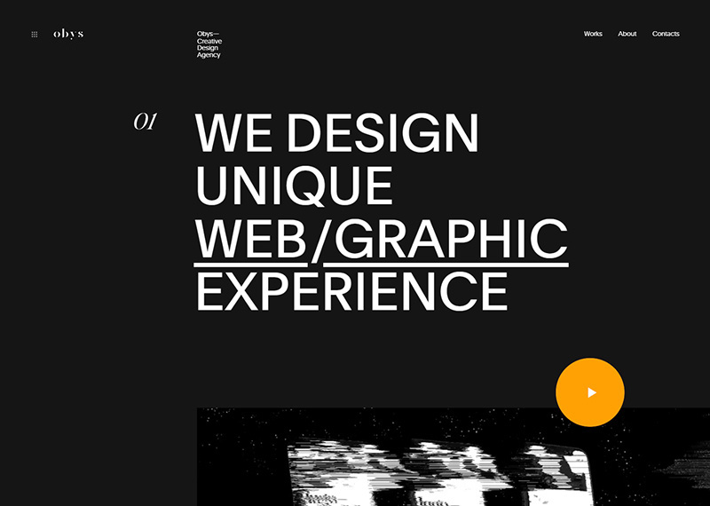 Creative Website Of the Week – Obys