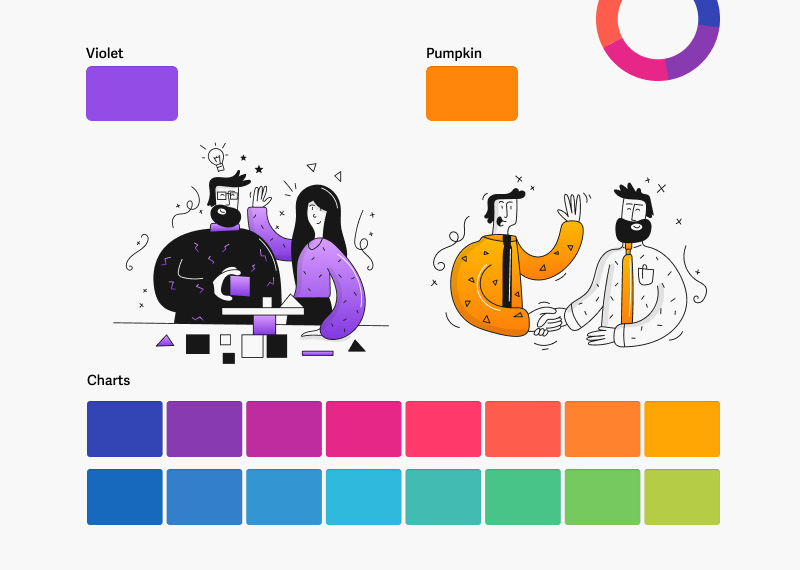 How to create a color palette for design systems