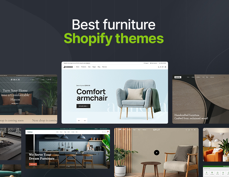 Best Furniture Shopify themes for Creating Stunning Online Stores